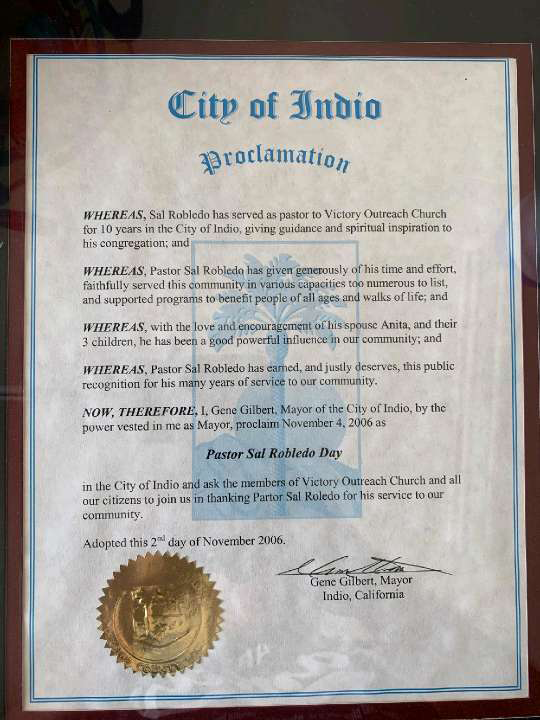 Pastor Sal Day